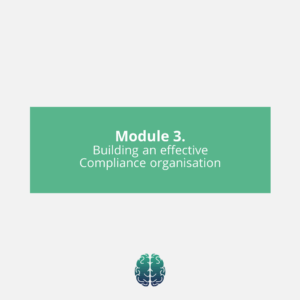 Module 3. Building an effective Compliance organisation